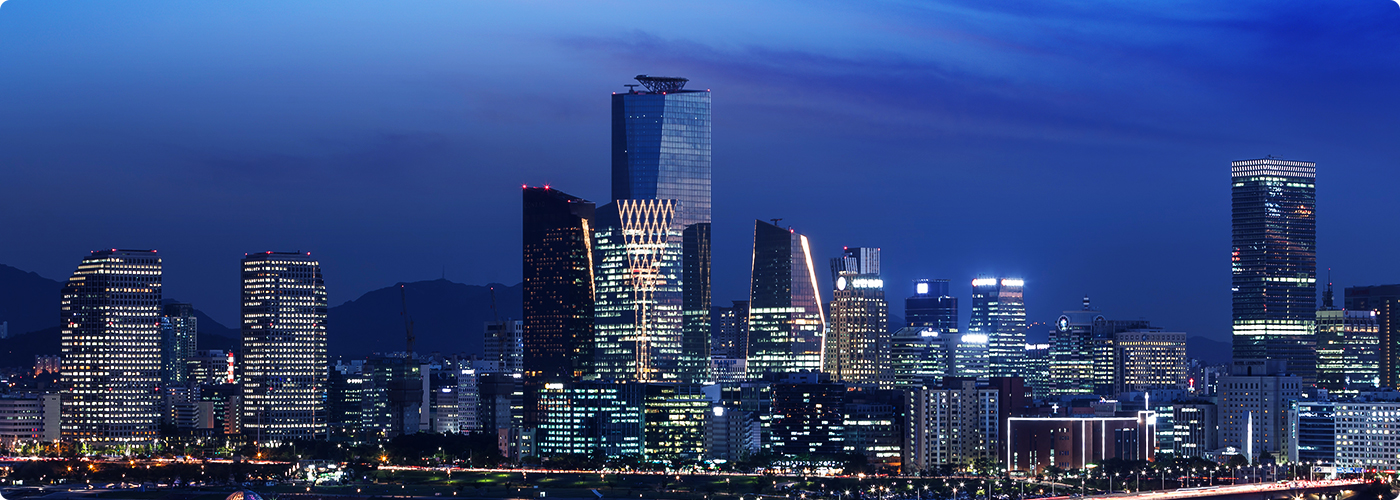 urban nightscape image