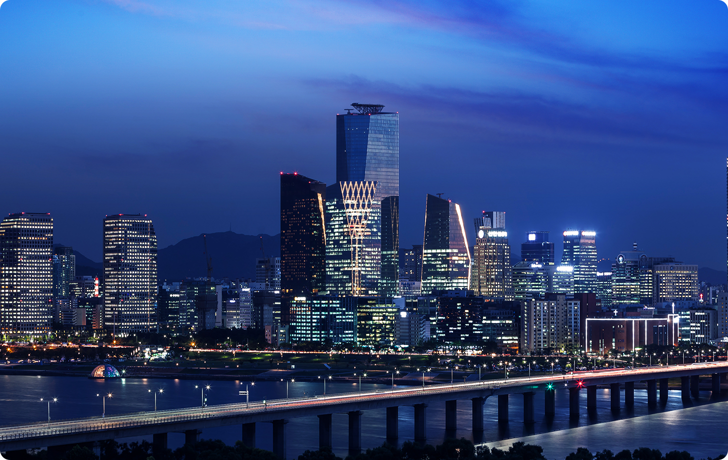 urban nightscape image